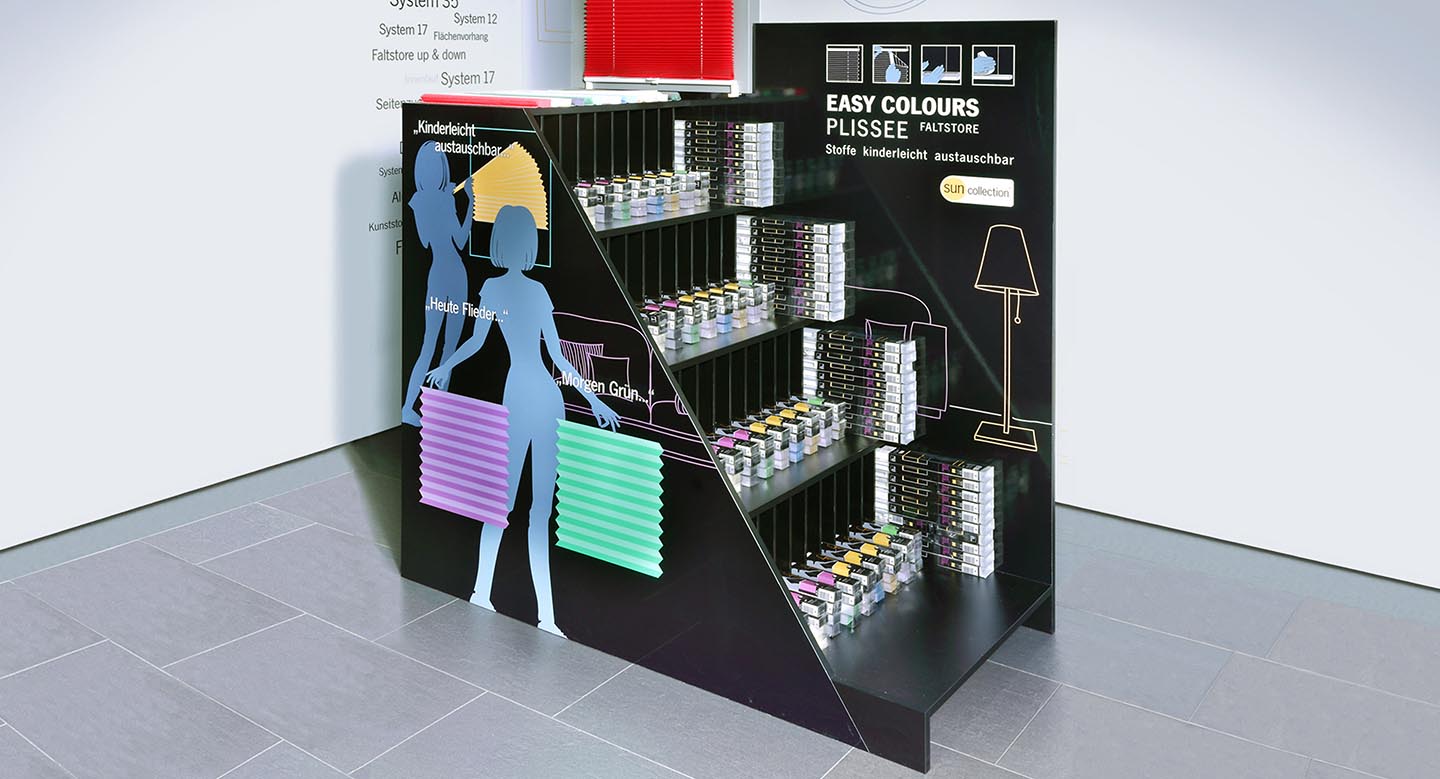 POS-Stand gefr&#228;st und bedruckt